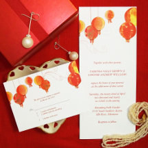 Stylish Red Lanterns Wedding