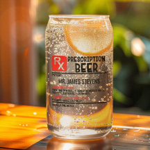 Funny Beer Prescription Personalized Gifts