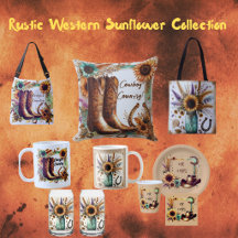 Sunflowers Rustic Western Party Collection
