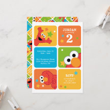 Elmo Color Block Birthday Party Collection