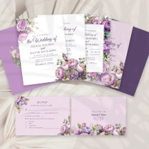 Boho Lilac Peonies & Wildflower Wedding Collection