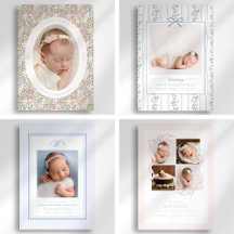 Luxe Birth Announcements 