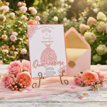 Glamorous Sweet 15 Quinceañera Invitation