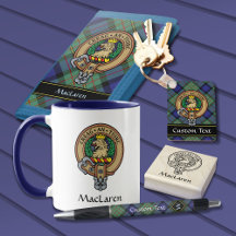 Clan MacLaren Tartan and Crest Collection