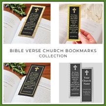 Bible Verse Church Bookmarks