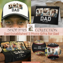 Dad Established 3 Photo Gifts for Dad