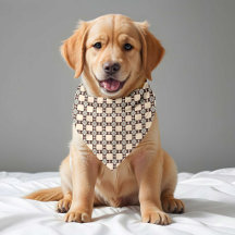Brown Orange Aztec Cross Pattern Collection
