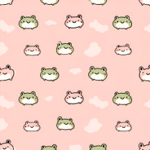 Personalize Cute Kawaii Pastel Frog Design