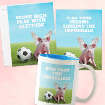 Inspirational Flying Pig Sports Slogans