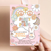 Funny Groovy Easter Birthday Party 3