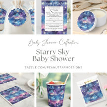 Starry Sky Welcome Baby Adoption Shower