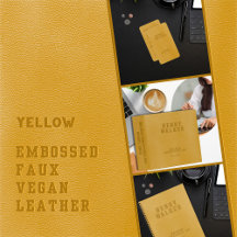 Embossed Leather - Mustard Yellow