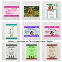 Baby Shower and Gender Reveal Invitations
