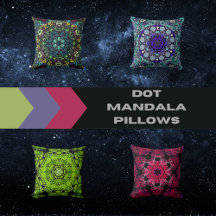Dot Mandala Pillows