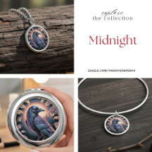 Midnight Gothic Raven Curated