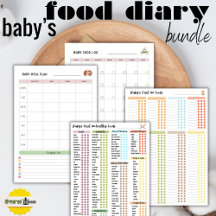  Baby’s First Foods- Weaning Baby Food Tracker 