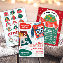 Christmas Ugly Sweater Festive Party