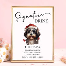 Christmas Shih Tzu Dog Personalized