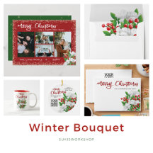 Winter Bouquet   Merry Christmas 