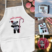Santa Panda North Pole Christmas Holiday Gifts