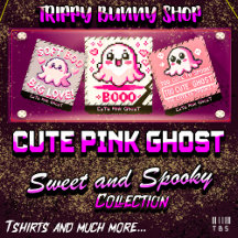 Cute Pink Ghost: Sweet and Spooky