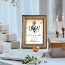 Pastel Chic Elegant Floral Vintage Chandelier