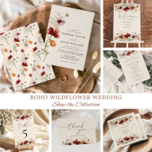 Fall Wildflower Wedding