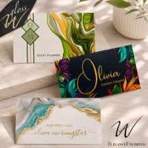 Raised Spot UV Business Cards 