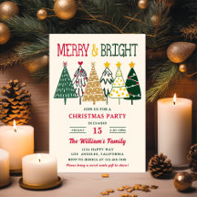 Merry and Bright Christmas Trees