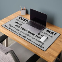 Custom Office Desk Mat Protection Pad Blank
