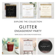 Glitter Engagement Party Suite