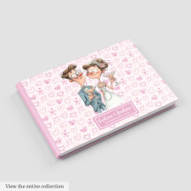 Funny Quirky Wedding Couples Guest Books #188W
