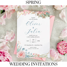 Spring Wedding Invitations