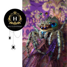 🕷️👑Royal Arachnids Spider Decoupage Tissue Paper