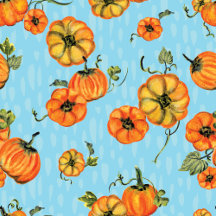 Painterly Watercolor Fall Pumpkins