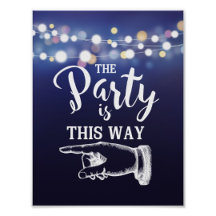 Navy string of lights 