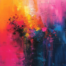Vibrant Abstract Color Explosion
