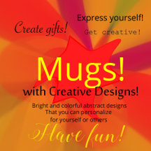 Mugs with Creative designs from Robin Lynn Murray