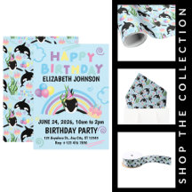 Orca Whale Birthday Party Supplies