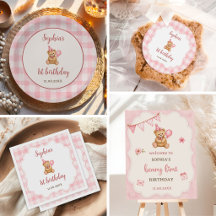 Teddy Bear Beary First 1st Birthday Party