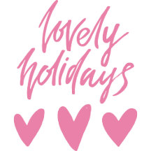Christmas: Lovely Holidays - Pink Hearts