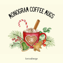 Monogram Coffee Mugs