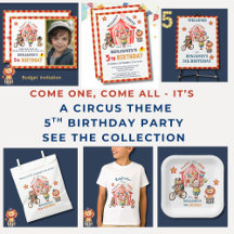 BOY'S FIFTH BIRTHDAY CIRCUS CARNIVAL THEME
