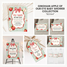 Apple of Our Eye Baby Shower Collection