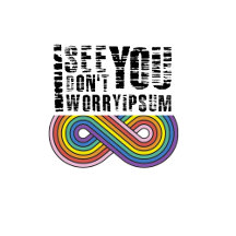 I See You I Love U I Accept You Rainbow LGBTQ Faux