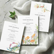 Vow Renewal Invitations