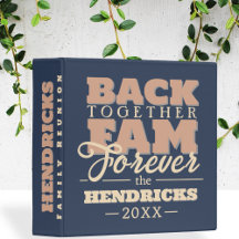 Blue and pastel design for a fun Family Reunion