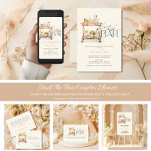 Stock The Bar Cart Couples Shower Suite