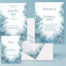 Dreamy Blue Under the Sea Baby Shower