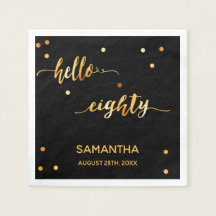 Hello eighty 80 - a birthday party collection